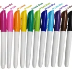 12 color markers